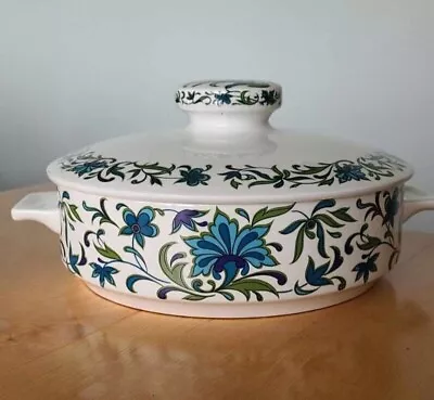 Midwinter Spanish Garden Serving Dish / Tureen With Lid 1960s Design Retro • £10