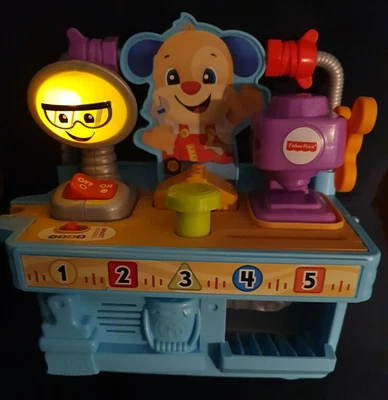 £3.95 • Buy Fisher Price Laugh & Learn Busy Tool Bench Toy VGC 
