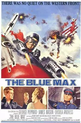 THE BLUE MAX Movie POSTER 11 X 17 George Peppard James Mason Ursula Andress A • $11.95