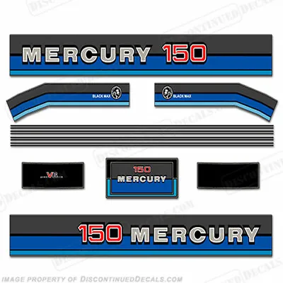 Fits Mercury 1981 150HP Outboard Engine Decals • $109.95
