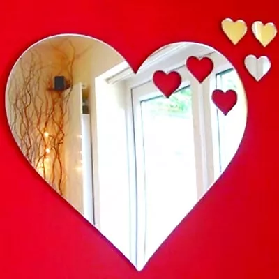 Hearts Out Of Heart Acrylic Mirror (Several Sizes Available) • $45.62