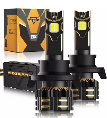 AUXBEAM GX 120W 110W 70W H13 9008 LED Headlight Bulbs Hi/Low Beam Super Bright • $28.99
