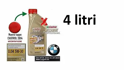 4 L Engine Oil Castrol Edge Professional Titanium FST BMW LL04 5W30 C3 • $114.59