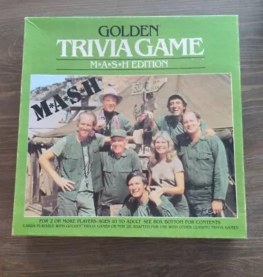 Rare Vintage MASH M*A*S*H Golden Trivia Game Edition 1984 • $10.99