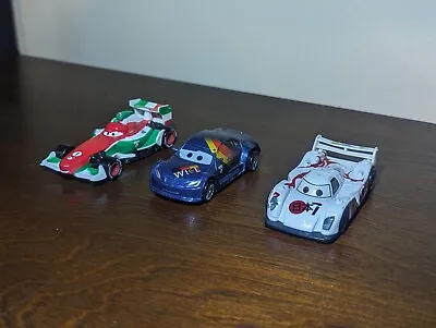 Disney Pixar Cars Max Schnell World Grand Prix Diecast Car Preowned Mattel Lot • $10