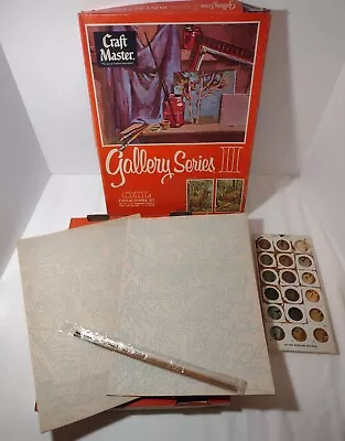 Vintage Oil Paint By Number Set Craft Master Gallery Series II GS-1856 Unused • $23.95