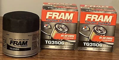 Lot Of 2  Fram TG3506 Tough Guard Oil Filter With SureGrip • $15