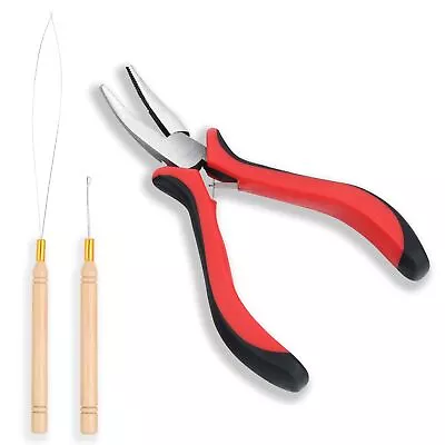 Neitsi 3pcs Kit For Micro Link Hair Feather Extensions: Pliers Micro Pulling... • $17.95