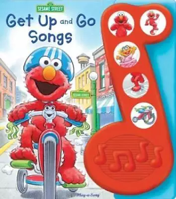 Elmo Get Up And Go Songs (Interactive Music Book) - Board Book - GOOD • $6.38
