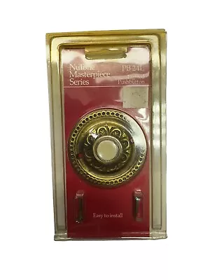 NuTone PB-24L Pushbutton Lighted Door Bell - Masterpiece Series Vintage NOS • $24.99