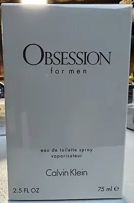 Calvin Klein Obsession For Men Eau De Toilette 2.5 Oz New In Box • $17.85