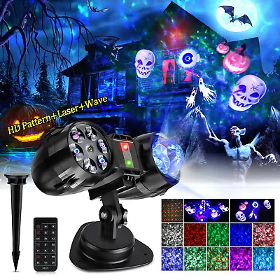 $32.99 • Buy Halloween Christmas LED Laser Decorations Projector Lights,Outdoor Party Light