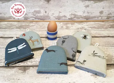 Handmade Easter Egg Cosy - Sophie Allport Hare Rabbit Bees Dachshund Birds • £6