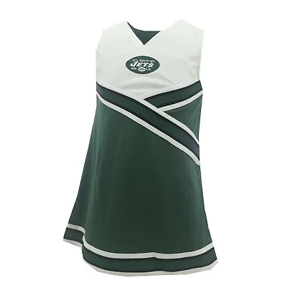 $15.26 • Buy New York Jets Official NFL Kids Youth Girls Size Cheerleader Outfit With Bottoms