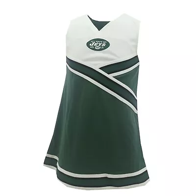 $15.26 • Buy New York Jets Official NFL Kids Youth Girls Size Cheerleader Outfit With Bottoms
