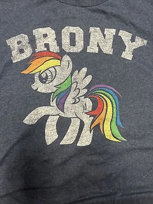 My Little Pony  Brony  Mens Unisex T-Shirt X-Large EUC Rainbow Dash • $15