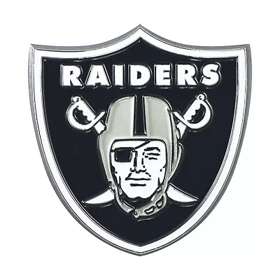 New NFL Oakland Raiders Auto Car Truck Heavy Duty Color Metal Emblem • $11.53
