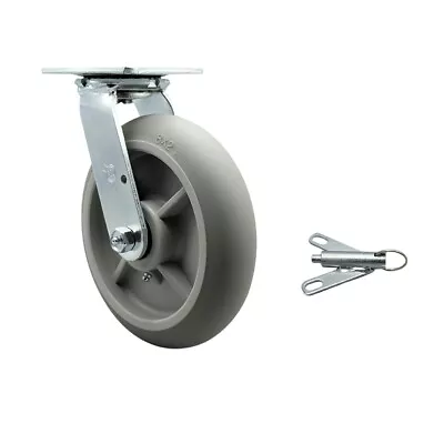 Cambro Camcruiser Vending Cart Replacement Caster With Bolt On Swivel Lock - SCC • $60.25