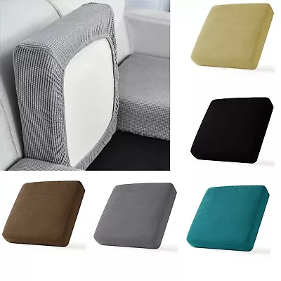 Sofa Seat Cover Covers Seater Couch Slipcover Cushion Elastic Settee Protector • £8.59