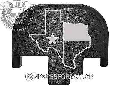 For Smith Wesson S&W M&P 9 40 45 Rear Slide Back Plate Blk Texas State Border 2 • $19.99