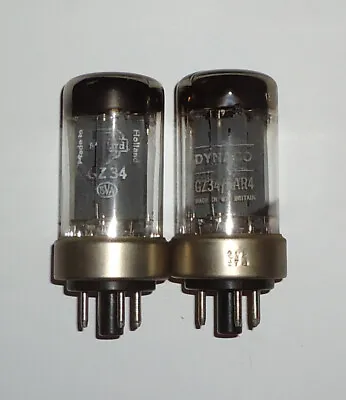 5AR4 GZ34 Mullard Metal Base Matched Pair Tv2 57D • $1400