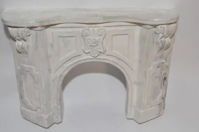 Dollhouse Fireplace Mantel Miniature Victorian Faux Marble Surround Mantel 1:12 • $30