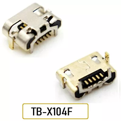 2x Charging Connector For Lenovo E10 10.1 TB-X104F Micro USB Jack Socket Port • £2.80