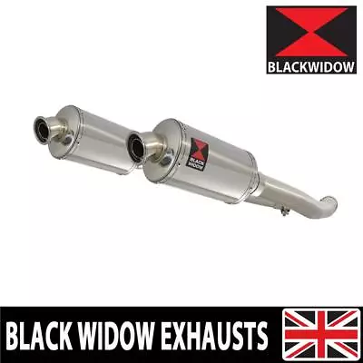 ZZR 1400 ZX14 Ninja 2012-2020 4-2 Exhaust Silencers Oval Stainless 230SS • £269.99