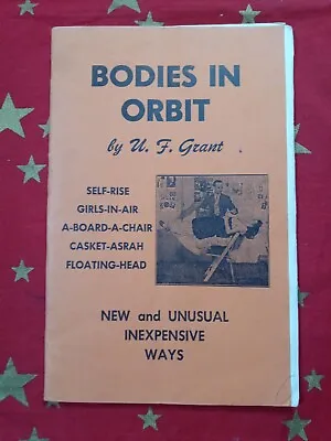 Bodies In Orbit By U.F. Grant Booklet Missing First Page • $6.99