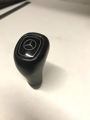 94-99 W210 W202 W140 Mercedes Shift Knob Shifter Black Leather Oem • $75