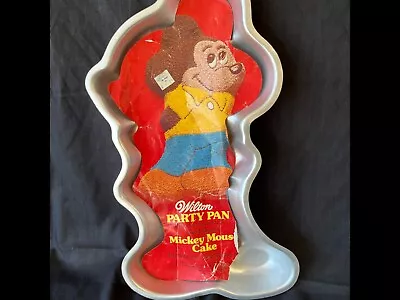 Wilton Walt Disney Mickey Mouse Full Body Cake Pan Vintage 1978  • $35