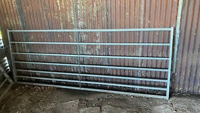 7 Bar Galvanized Farm Gate Make Me An Offer!  • £85