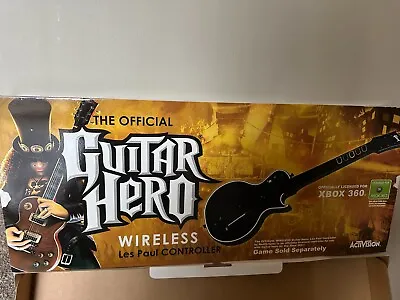 Xbox 360-Guitar Hero Wireless Les Paul Guitar & X-Plorer Wired Guitar + 3 Games • $400