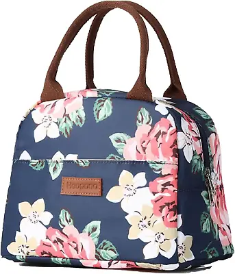 NC ZTong Lunch Bag For Women And Men Large Tote Insulated Lunch Box With Pockets • £16.48