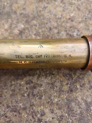 Antique WW1 Snipers Telescope 1915 Military Issue Ryland Tel Sig (Mk IV) Also GS • £79.99