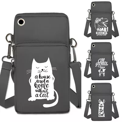 £6.99 • Buy Crossbody Phone Bag,Shoulder Wallet Pouch Bag For Smartphones Up To 6.5  Case UK
