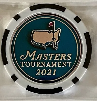 2021 Masters Tournament - Magnetic Clay Poker Chip - Golf Ball Marker • $12.95