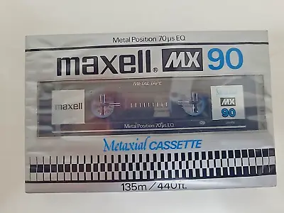 MAXELL MX90 Metal Tape - 90 Minutes -  BRAND NEW Metaxial Cassette • $44.99