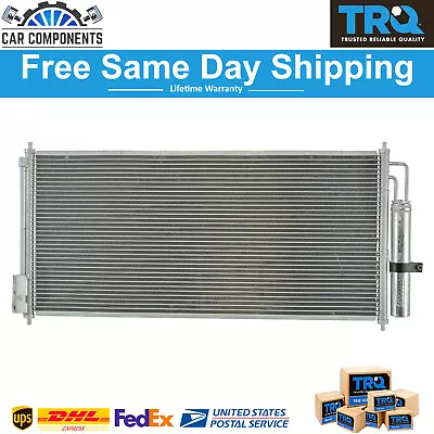 TRQ New AC Condenser A/C Air Conditioning W/ Receiver Drier For 2002-2008 Nissan • $69.95