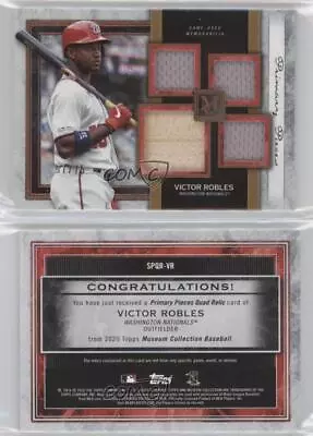 2020 Topps Museum Collection Copper /75 Victor Robles #SPQR-VR • $16.64