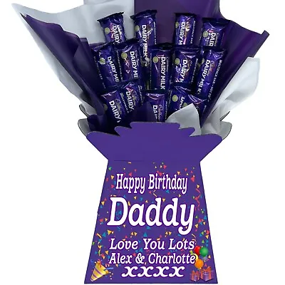 Personalised Chocolate Bouquet - DAIRY MILK • £25.99