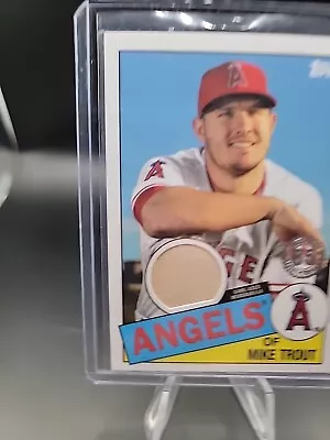 2020 Topps Series One 35th Anniversary 1985 Style MIKE TROUT Bat Relic LA Angels • $14.99