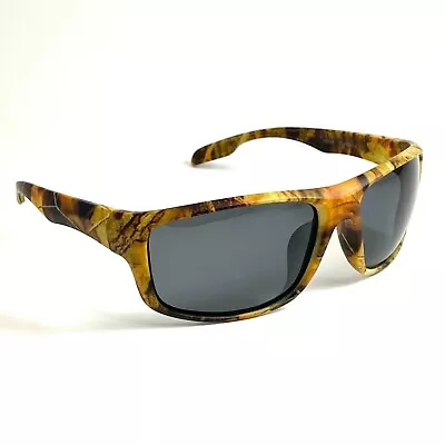 NWT Men Polarized Sunglasses Sport Shatterproof Lens Camouflage Prints CAMO203 • $11.25