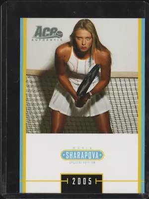 Maria Sharapova 2005 Ace Authentic Special Edition Card MS-1 Mint+ • $2.64