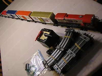 Lionel Train Freight Set Mickey Mouse Engine And Freight Cars Track And Trans. • $329