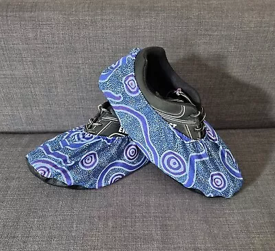 Handmade Bowling Shoe Covers - Snake Dreaming (Extra Large) • $30