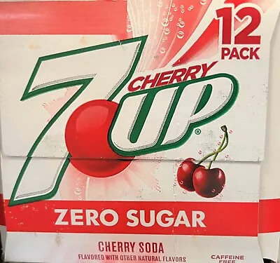 7 Up Zero Sugar Cherry Flavored Soda 12 Pack  • £27.46