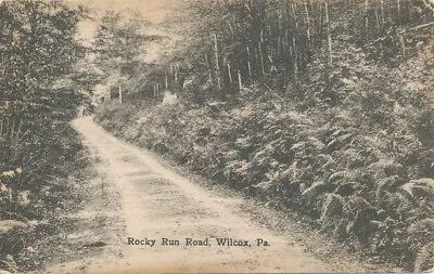 Wilcox PA * Rocky Run Road 1919  Elk Co.  Mt. Jewett Postmark • $10.99