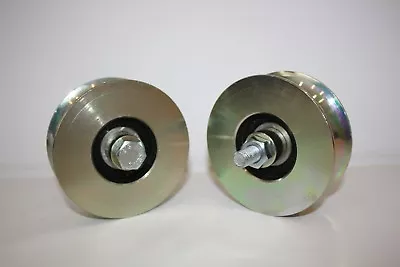 £16 • Buy 89mm Steel U  Groove Slide Gate , Pulley Wheels Suit For Tube, Bar, Rope.