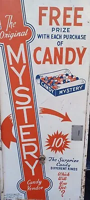 $300 • Buy Vintage 1950's-60's  The Original Mystery Candy  Vendor Machine With Key- Nice!!